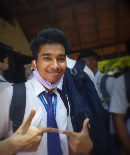 Ameen Abdullah, creative developer, playful portrait
